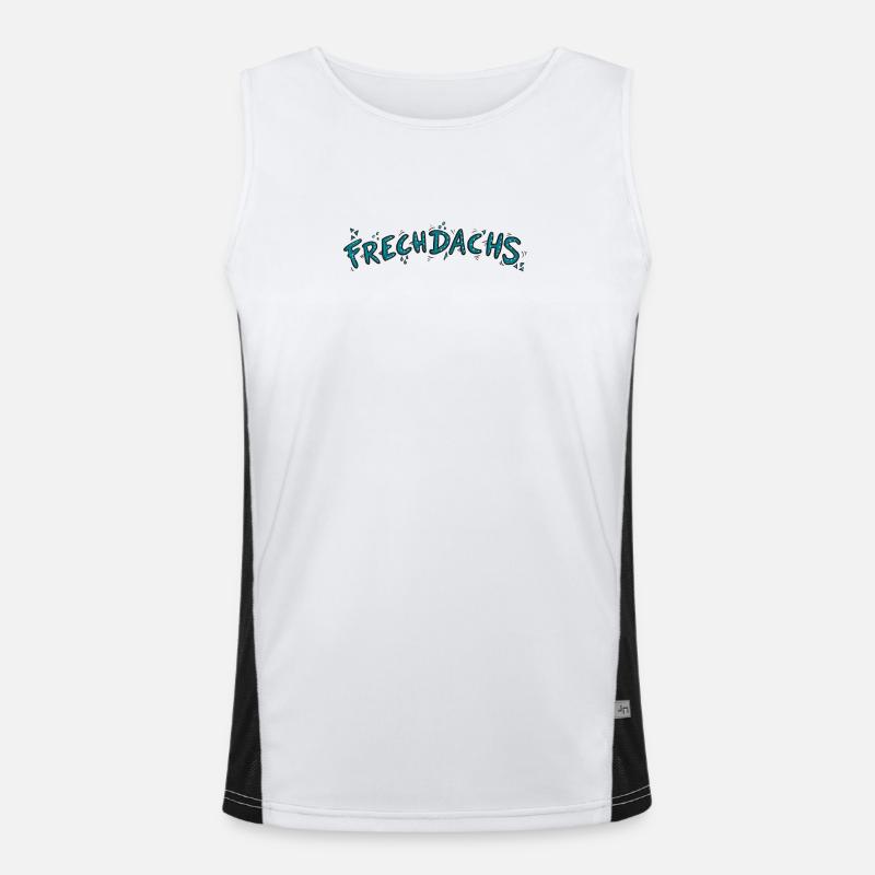 Cheeky badger Men's Functional Contrast Tank Top 