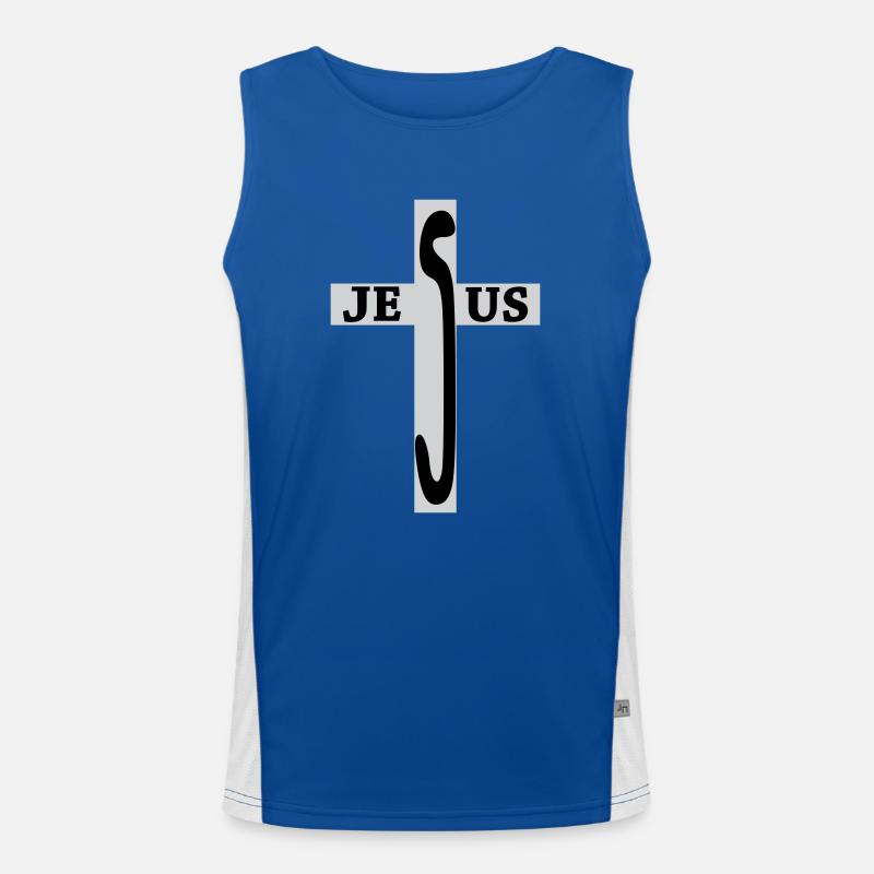 Jesus / Christentum / Katholisch Funktionelles Kontrast-Tank Top für Männer 