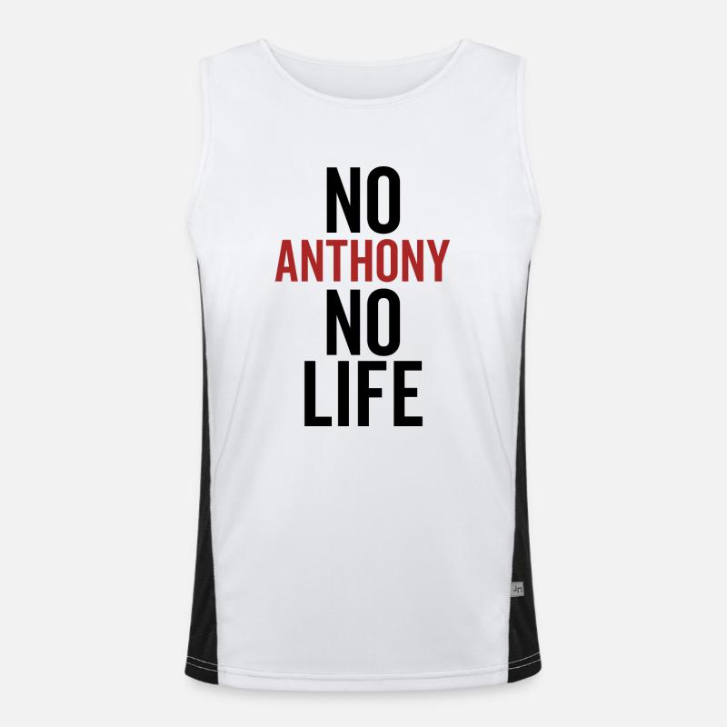 Pas d’Anthony pas de vie Débardeur respirant contrasté Homme 