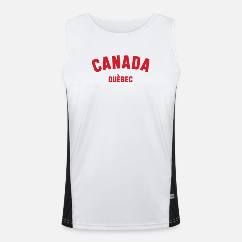 QUÉBEC, Canada Kanada Débardeur respirant contrasté Homme 