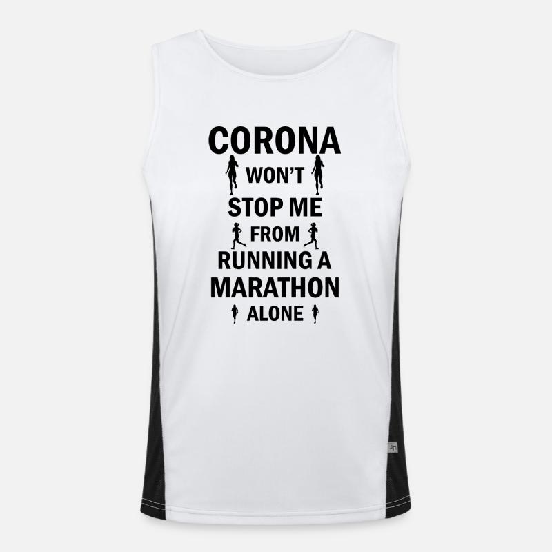 Marathon Course Jogging Débardeur respirant contrasté Homme 