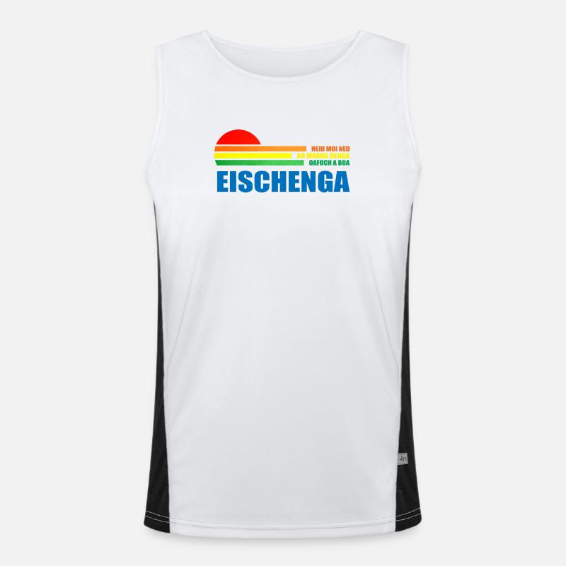 heid moi ned an moang denga oafoch a boa eischenga Men's Functional Contrast Tank Top 