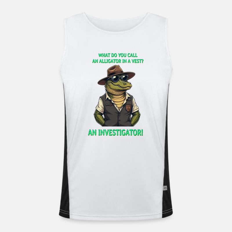 An Investigator Men's Functional Contrast Tank Top 
