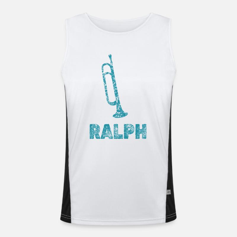 Blasmusik Ralph Funktionelles Kontrast-Tank Top für Männer 