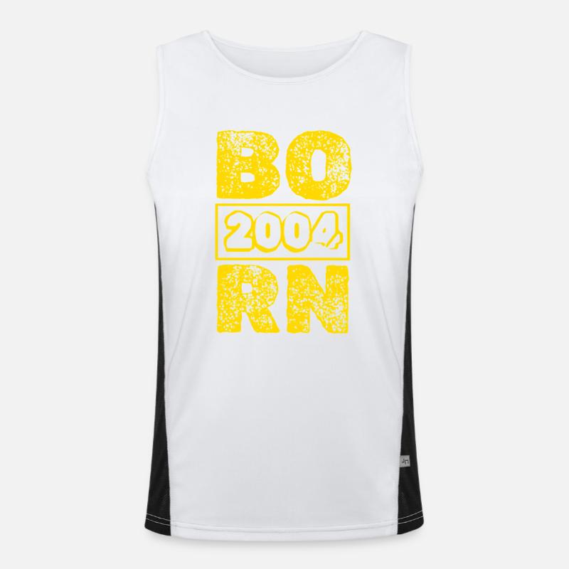 2004 2004 Funktionelles Kontrast-Tank Top für Männer 