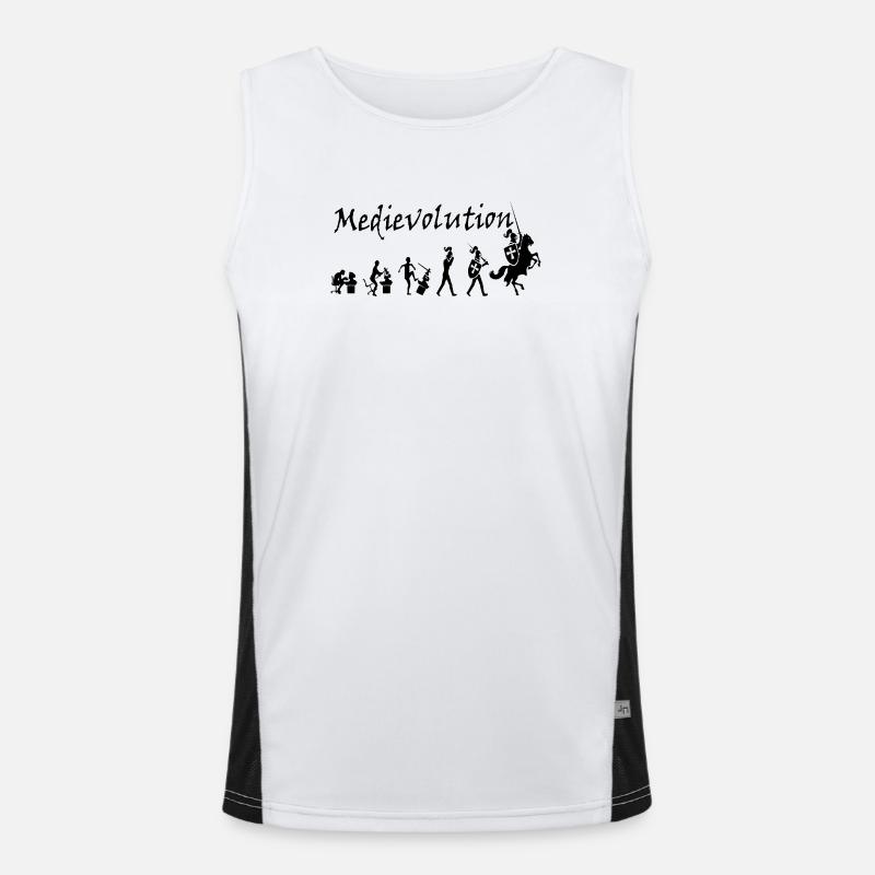 Medievolution – Medieval Evolution Men's Functional Contrast Tank Top 