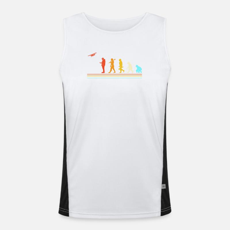 Modellflug Modellflugzeug Funktionelles Kontrast-Tank Top für Männer 