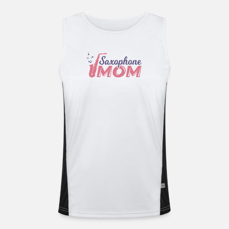 Saxophone Nut Men's Functional Contrast Tank Top 