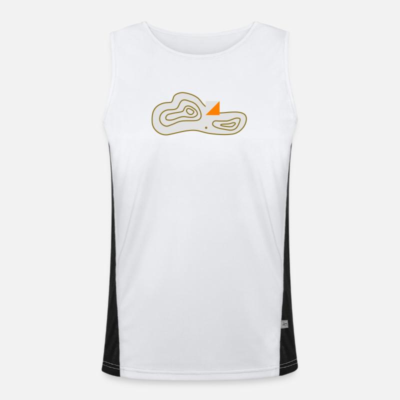 Orientation Control point Men's Functional Contrast Tank Top 