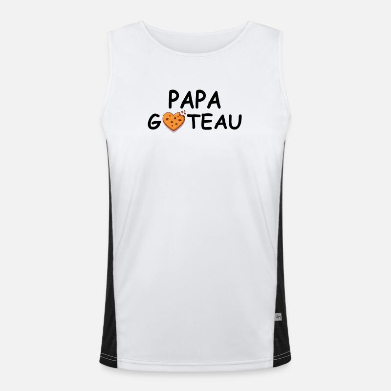 Daddy Cake - Papa Kitchen Gift Men's Functional Contrast Tank Top 