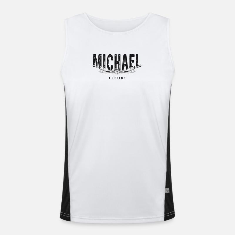 MICHAEL UNE LÉGENDE Débardeur respirant contrasté Homme 