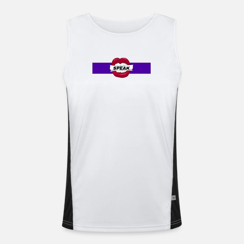 Parler Débardeur respirant contrasté Homme 