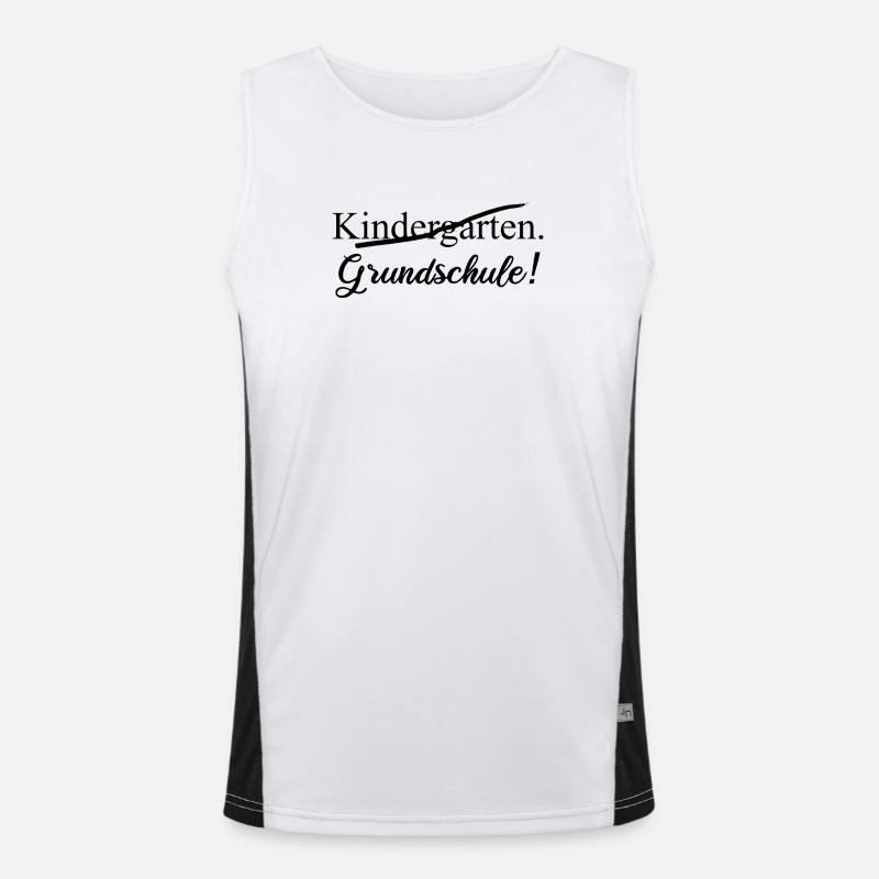 Kindergarten - Primary School Men's Functional Contrast Tank Top 