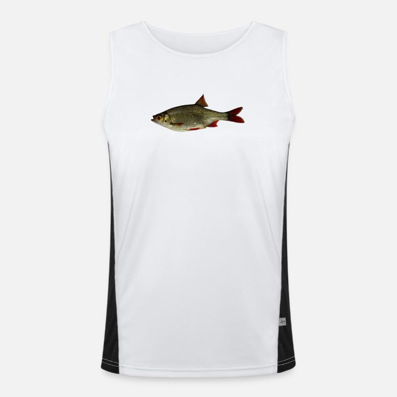 Rotfeder Funktionelles Kontrast-Tank Top für Männer 