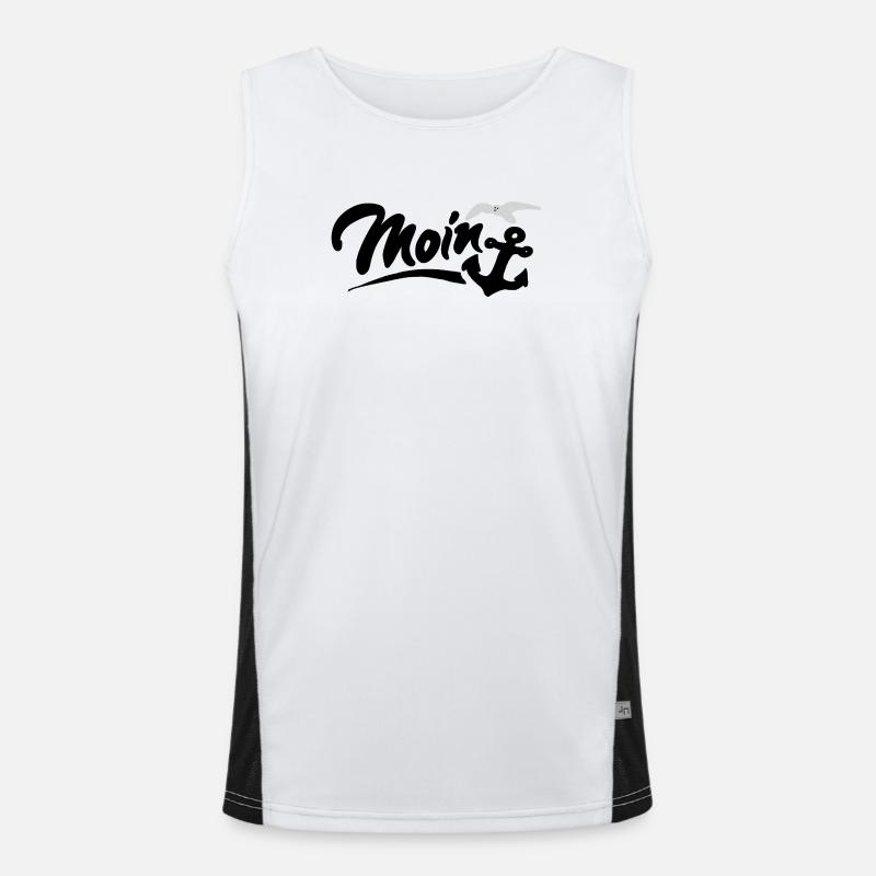 Moin Funktionelles Kontrast-Tank Top für Männer 