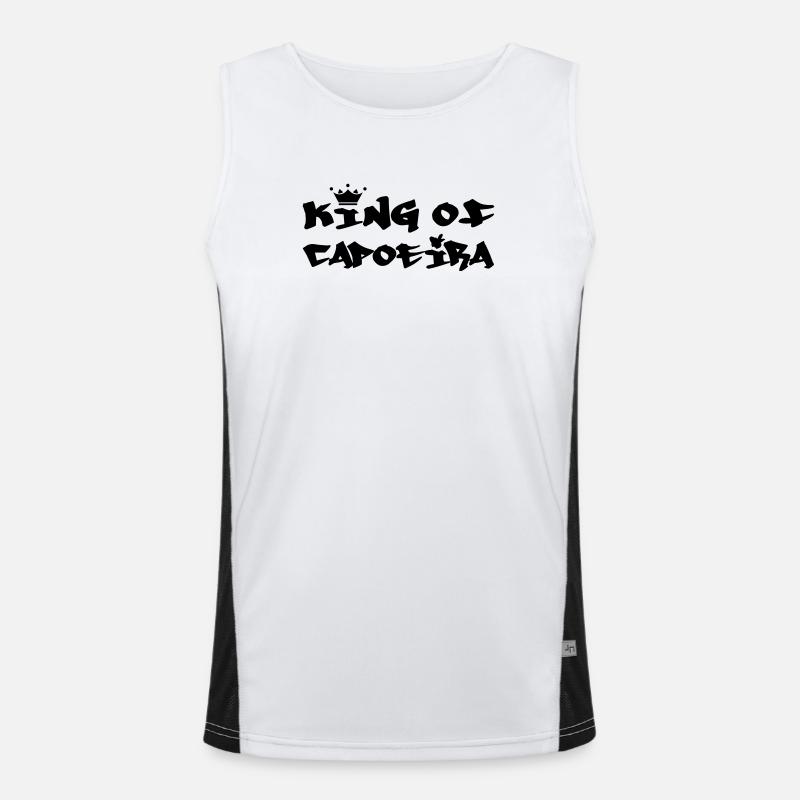 Der König von Capoeira Funktionelles Kontrast-Tank Top für Männer 