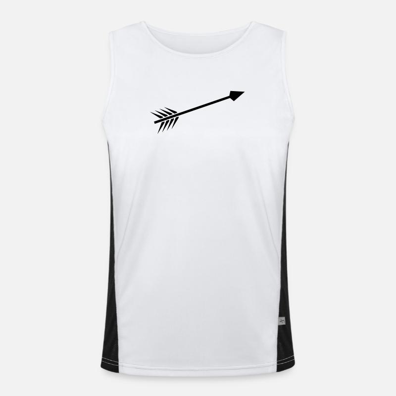 Pfeil Funktionelles Kontrast-Tank Top für Männer 