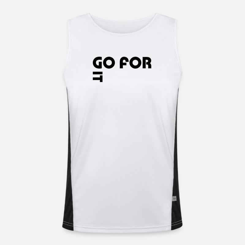 Go for it Men's Functional Contrast Tank Top 