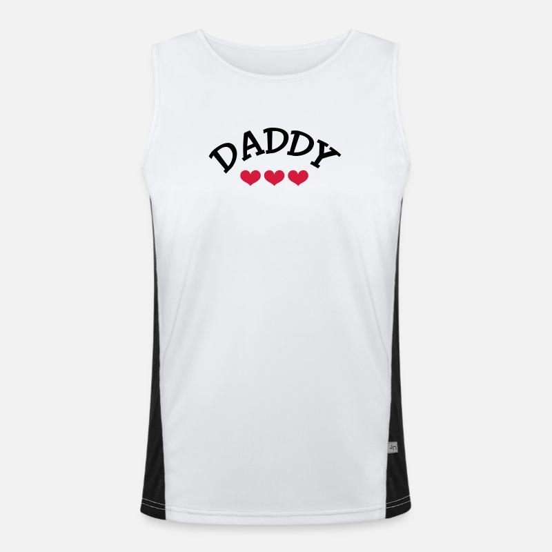 Daddy Funktionelles Kontrast-Tank Top für Männer 