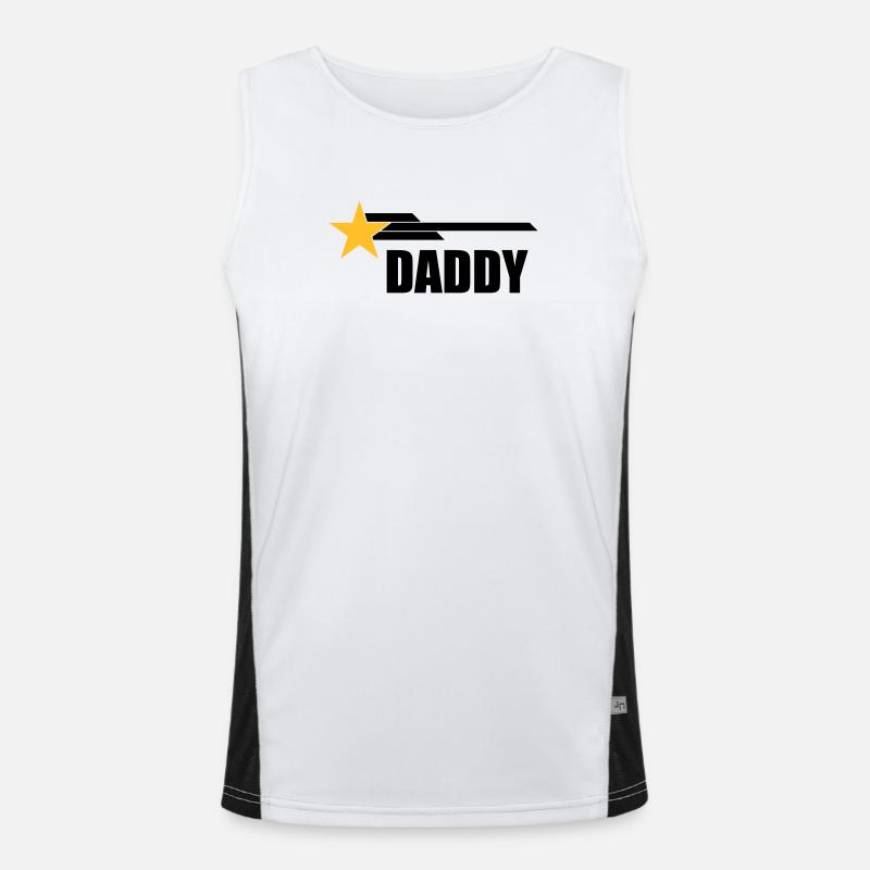Daddy Funktionelles Kontrast-Tank Top für Männer 