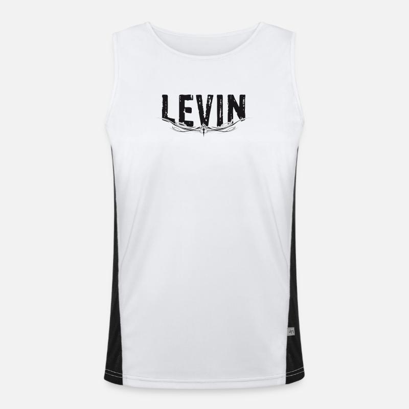 LEVIN A LEGEND Men's Functional Contrast Tank Top 