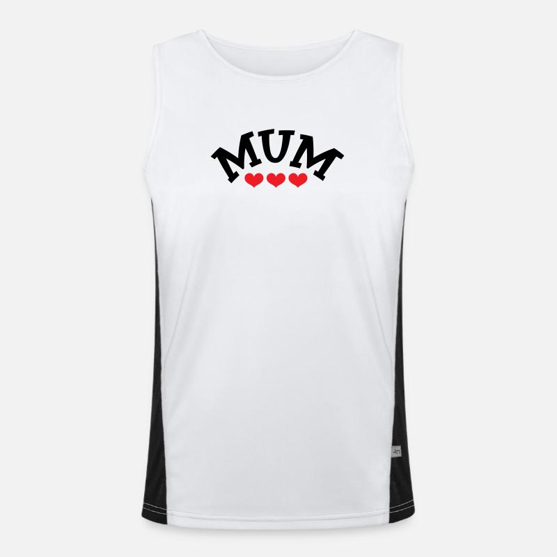 Mama / Muttertag Funktionelles Kontrast-Tank Top für Männer 