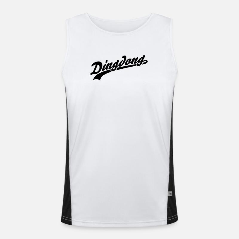 Dingdong Funktionelles Kontrast-Tank Top für Männer 