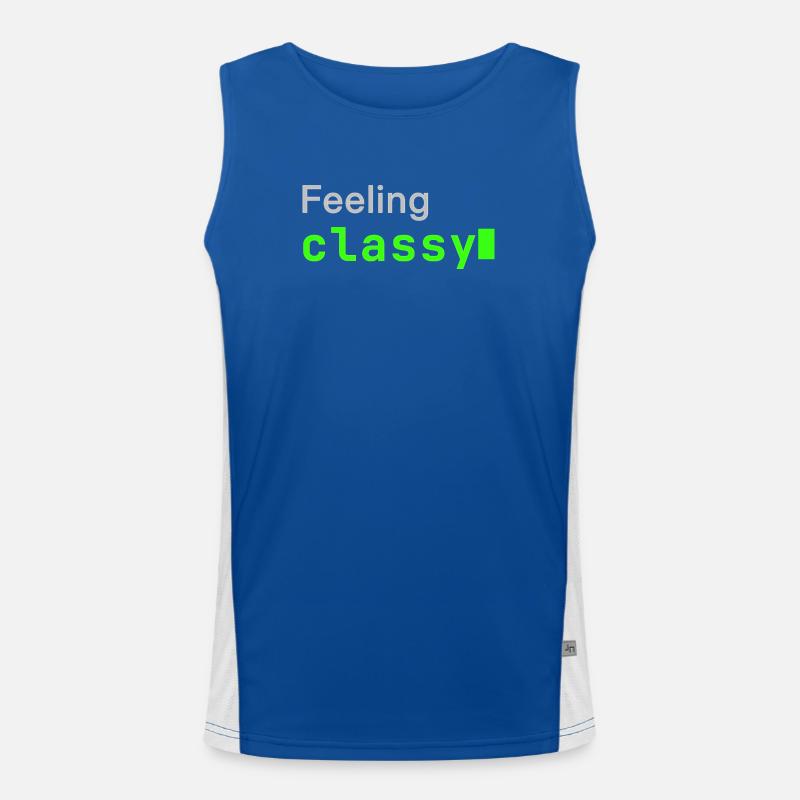 Feeling classy | Developer mood Men's Functional Contrast Tank Top 