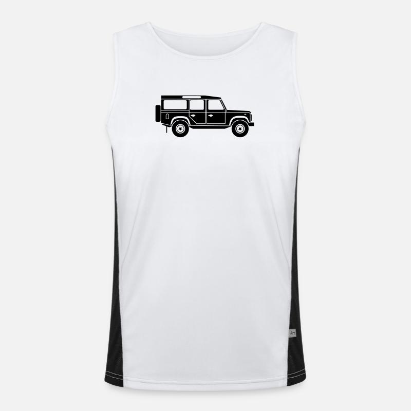 Defender D110 NEU Funktionelles Kontrast-Tank Top für Männer 