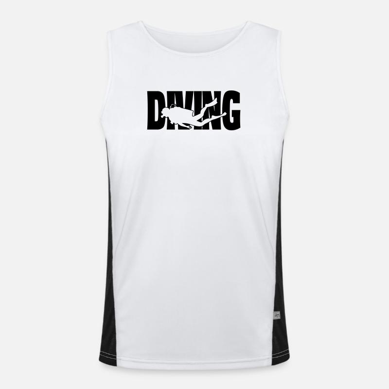 diving II Funktionelles Kontrast-Tank Top für Männer 