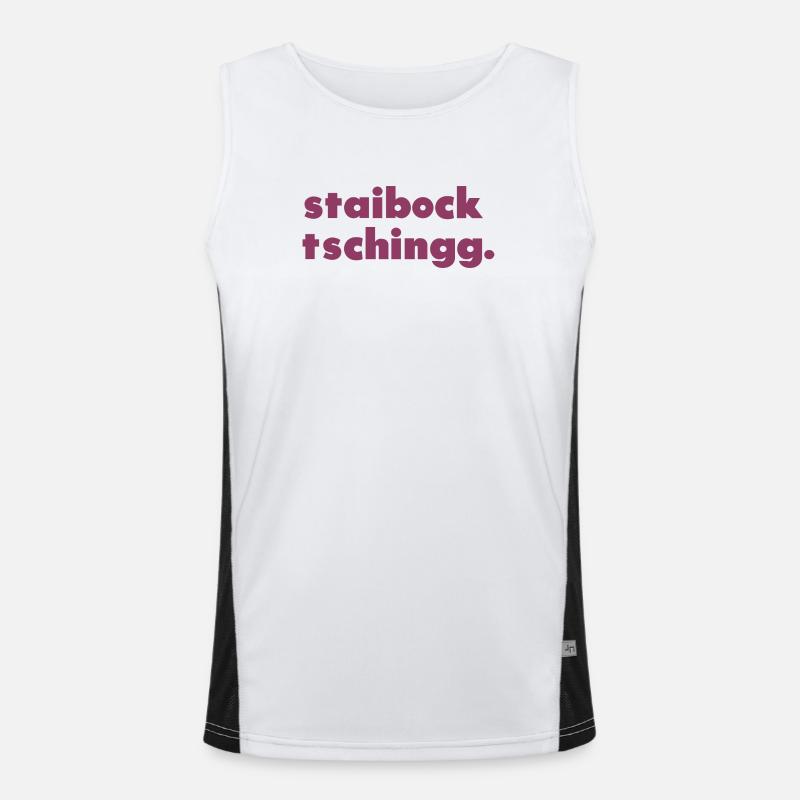 staibocktschingg. Funktionelles Kontrast-Tank Top für Männer 
