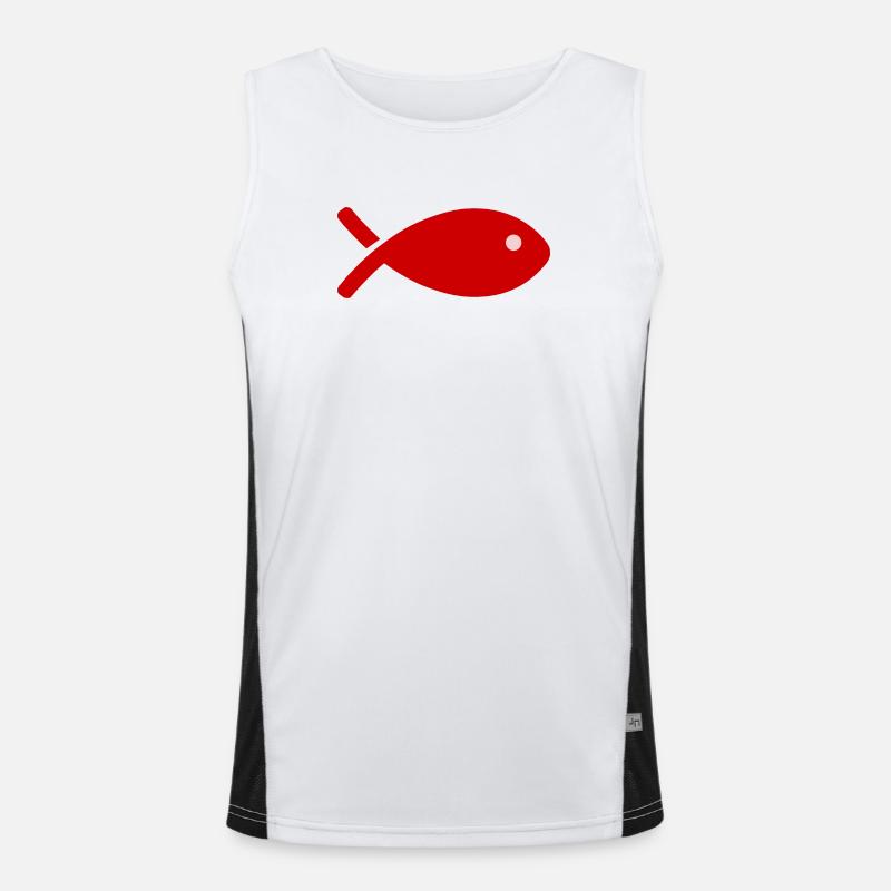 FISH Men's Functional Contrast Tank Top 