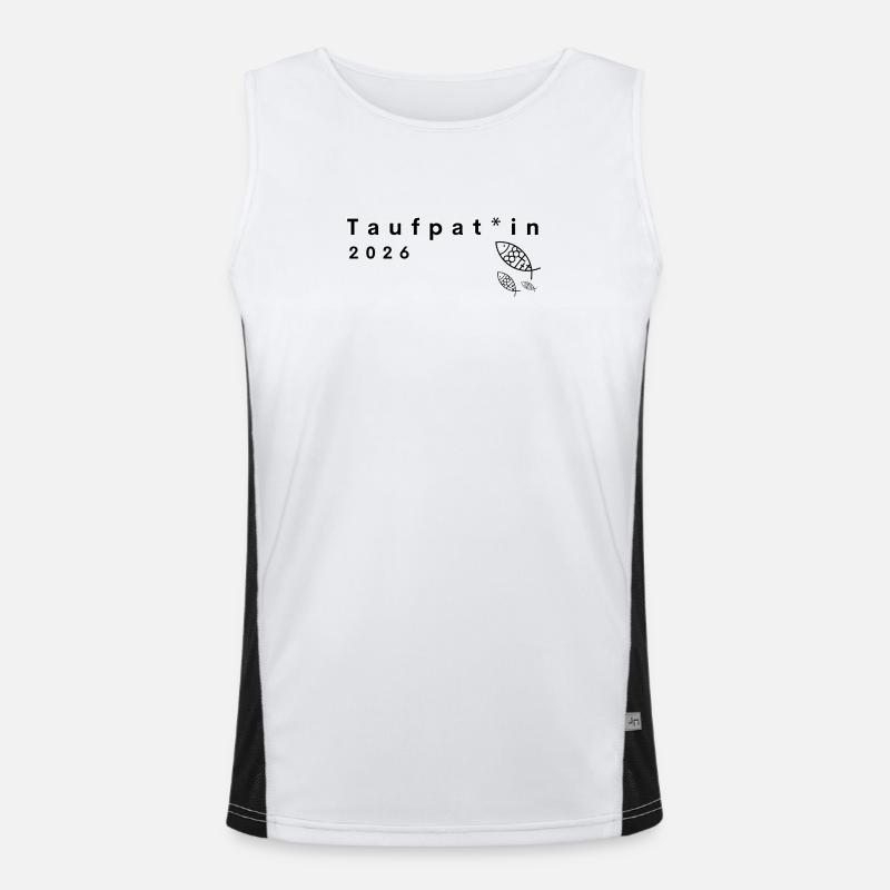 Gender-equitable sponsorship 2026 Symbol 3 Fish Men's Functional Contrast Tank Top 