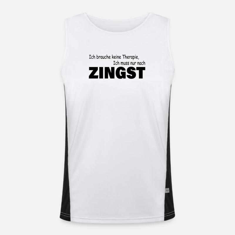 Therapie ZINGST Funktionelles Kontrast-Tank Top für Männer 