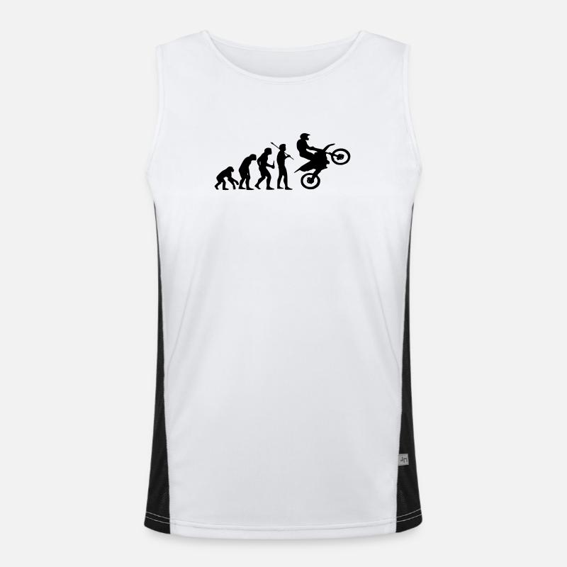 Evolution Monkey au Motocross Débardeur respirant contrasté Homme 