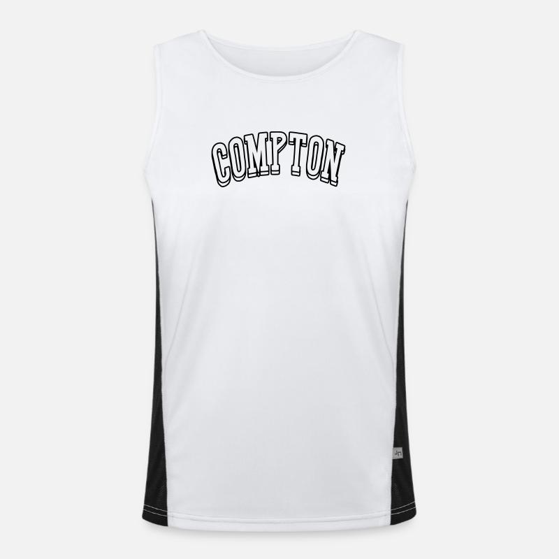Compton Shirt Men's Functional Contrast Tank Top 