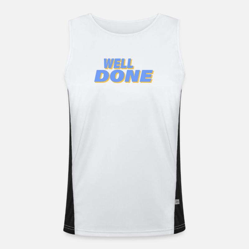 WELL DONE Funktionelles Kontrast-Tank Top für Männer 