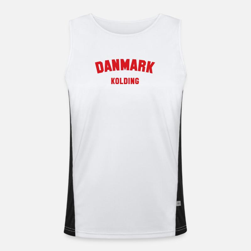 KOLDING Denmark Dänemark Men's Functional Contrast Tank Top 
