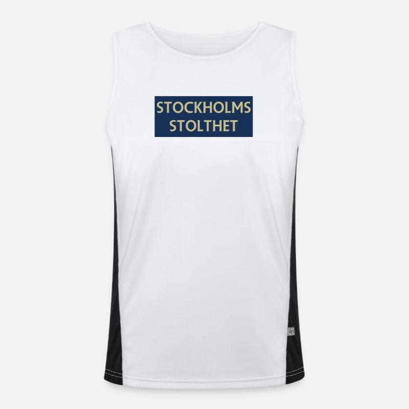 Fierté de Stockholm Débardeur respirant contrasté Homme 