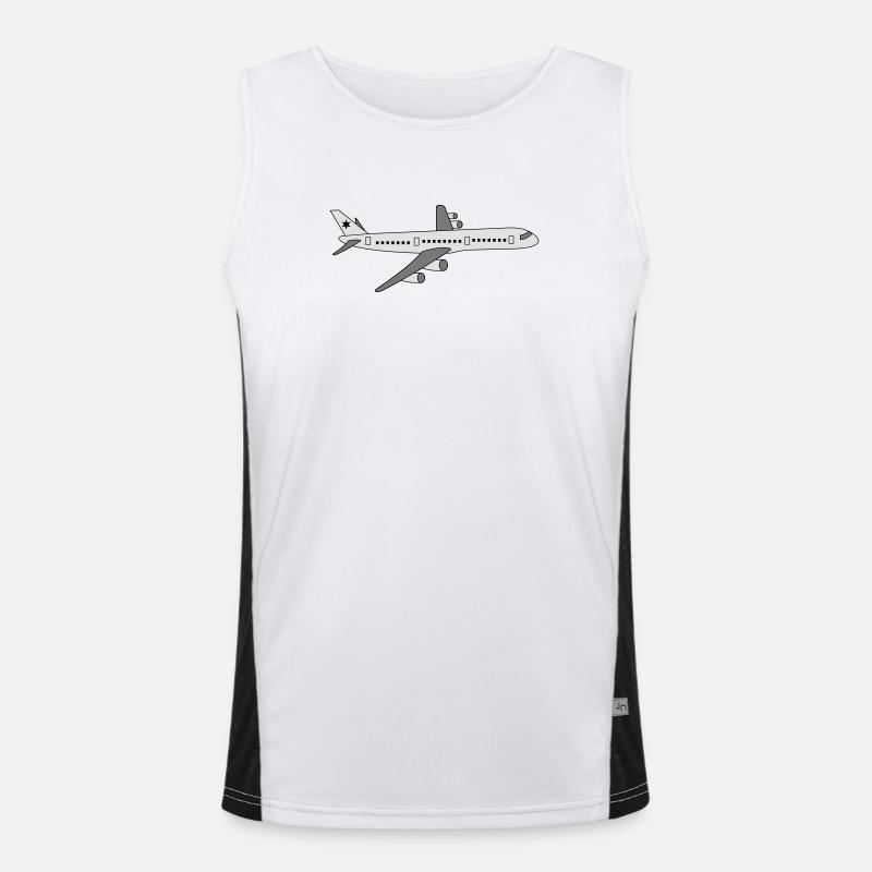airplane Men's Functional Contrast Tank Top 