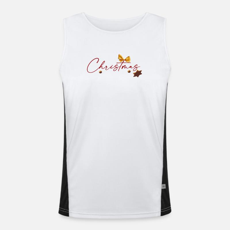 Christmas magic Men's Functional Contrast Tank Top 
