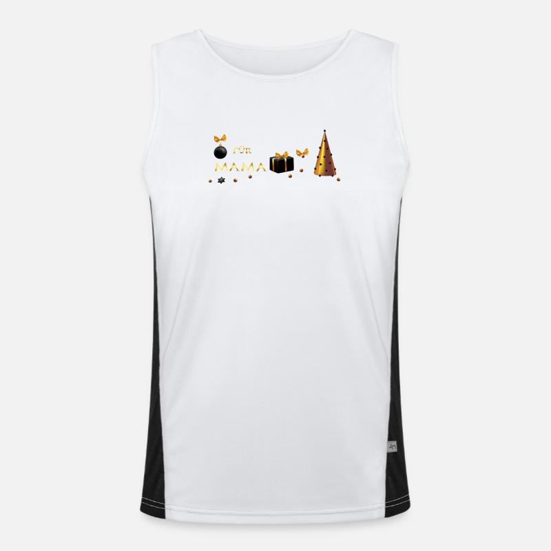 Christmas gift for mom Men's Functional Contrast Tank Top 
