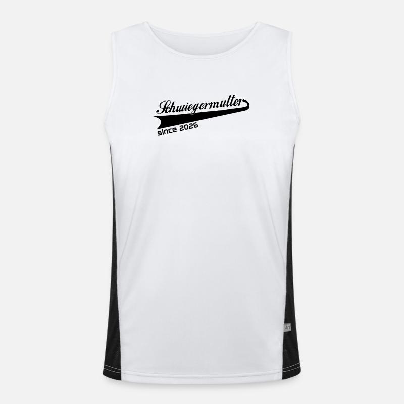 schwiegermutter 2026, beste schwiegermutter ever Funktionelles Kontrast-Tank Top für Männer 