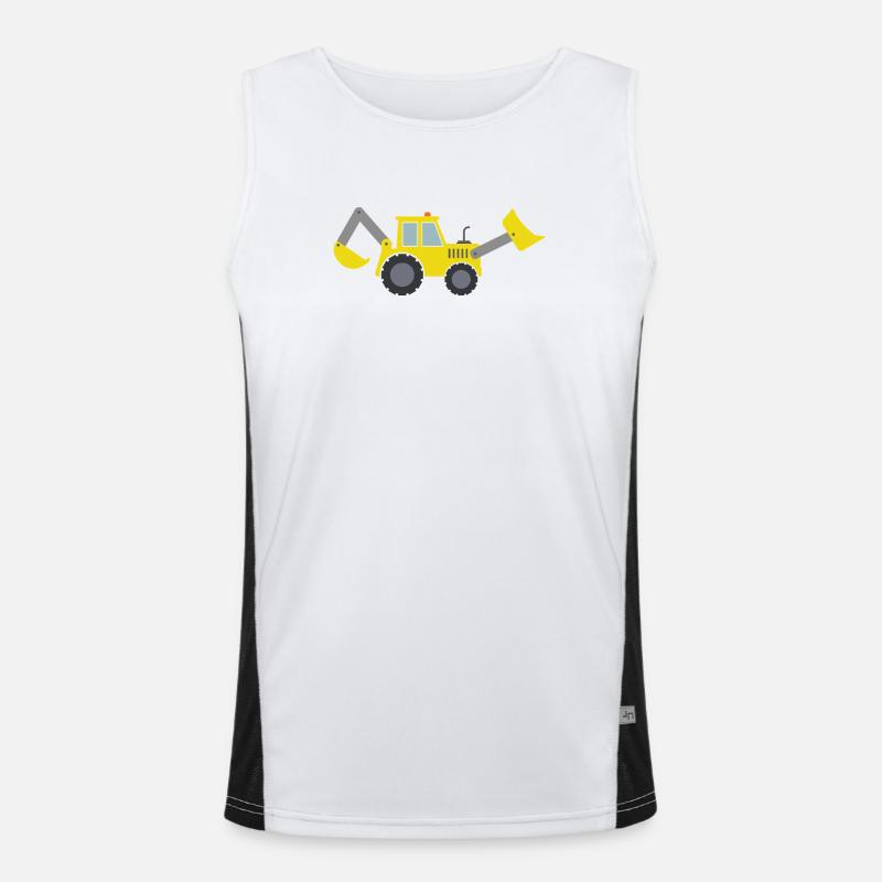 Baggerlader Funktionelles Kontrast-Tank Top für Männer 