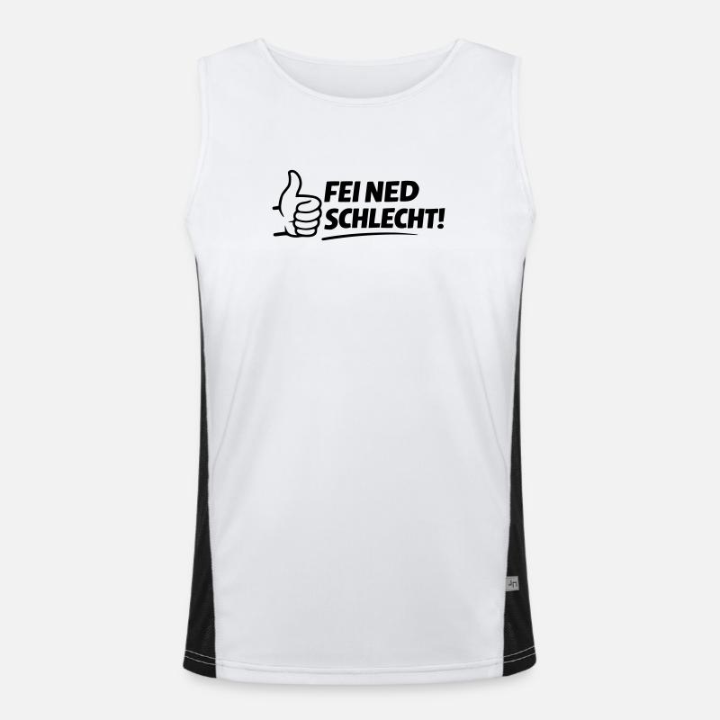 Fei ned schlecht Funktionelles Kontrast-Tank Top für Männer 