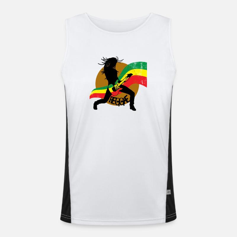 Reggae eu Men's Functional Contrast Tank Top 
