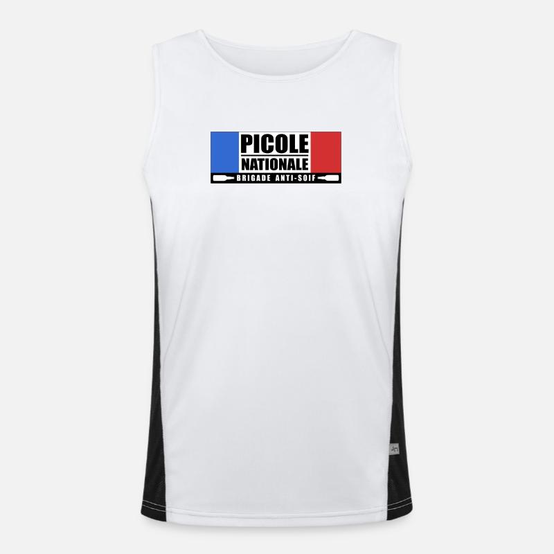 Picole nationale Débardeur respirant contrasté Homme 