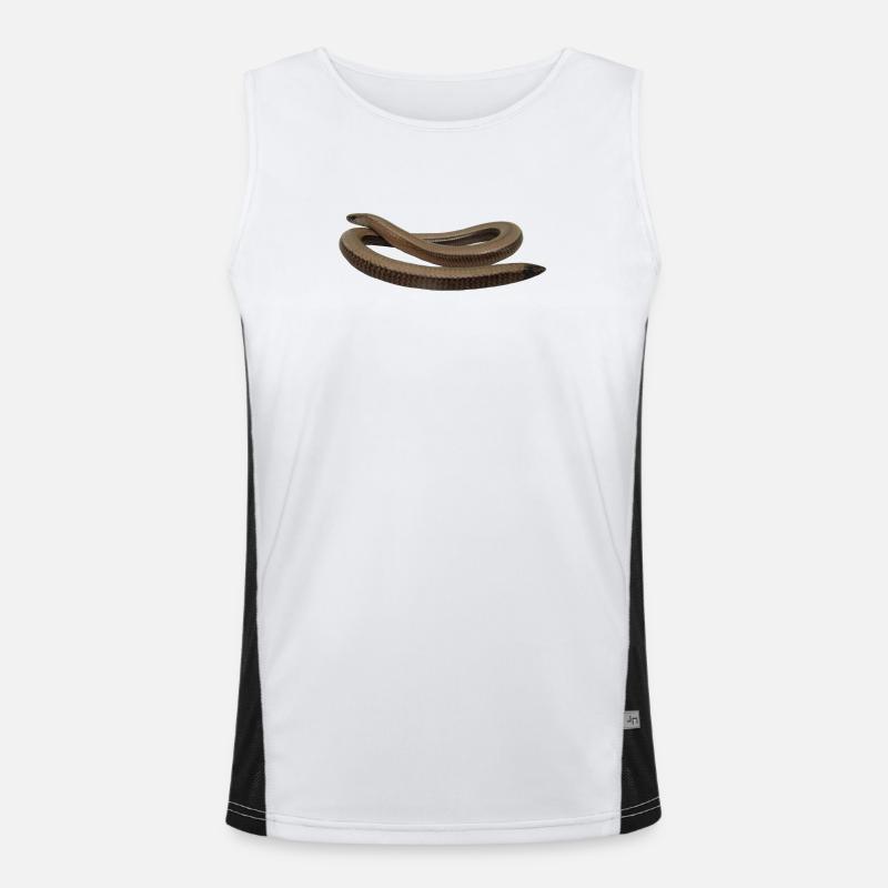Blindschleiche Funktionelles Kontrast-Tank Top für Männer 