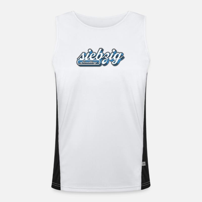 Sendling siebzig Retro München089 Minga 089  Funktionelles Kontrast-Tank Top für Männer 