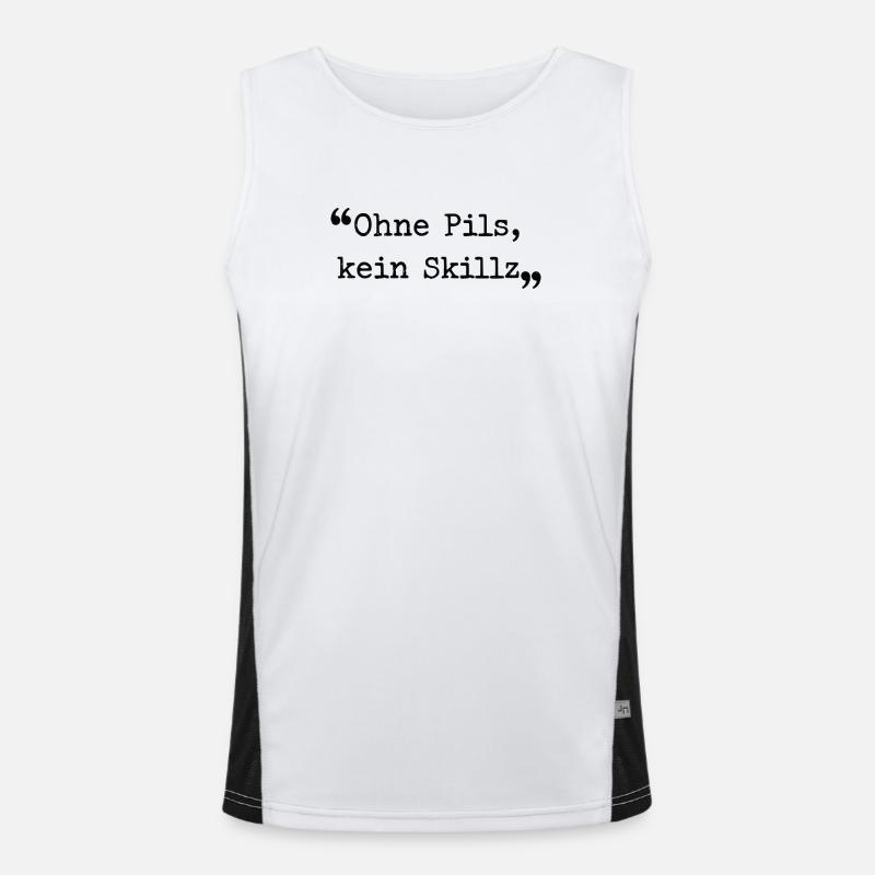 Dialecte de la Ruhrpott sans pilsner, pas de région de la Ruhr Débardeur respirant contrasté Homme 